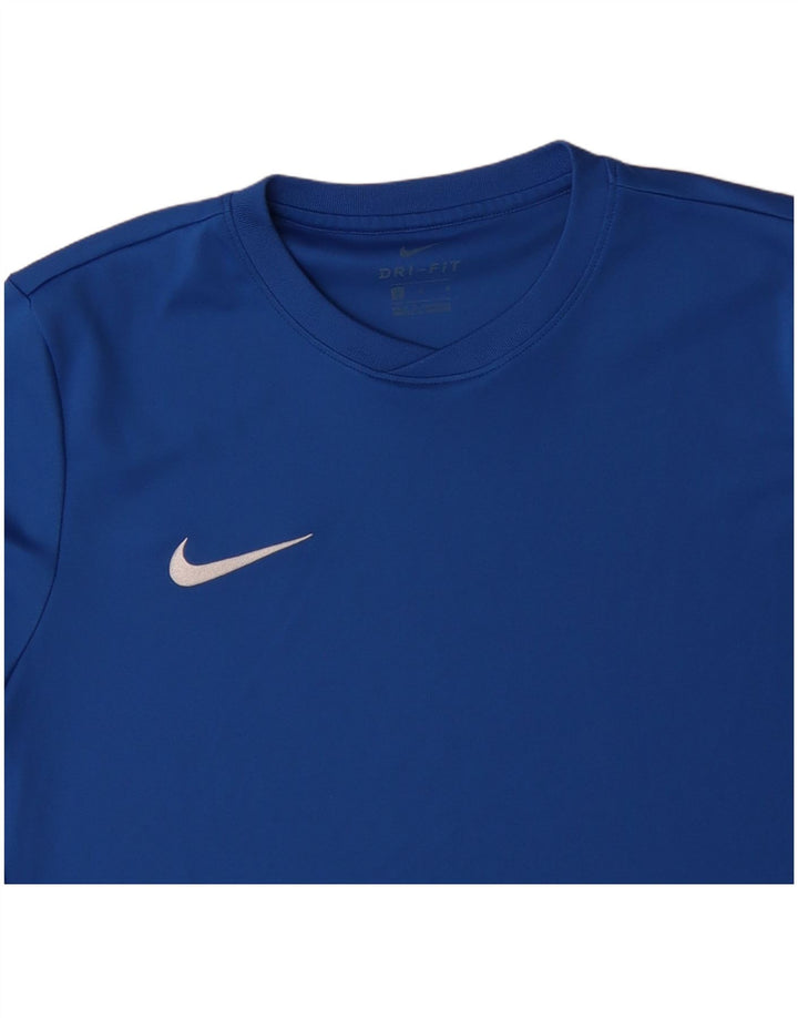 T-shirt NIKE Dri Fit da uomo, blu medio, in poliestere
