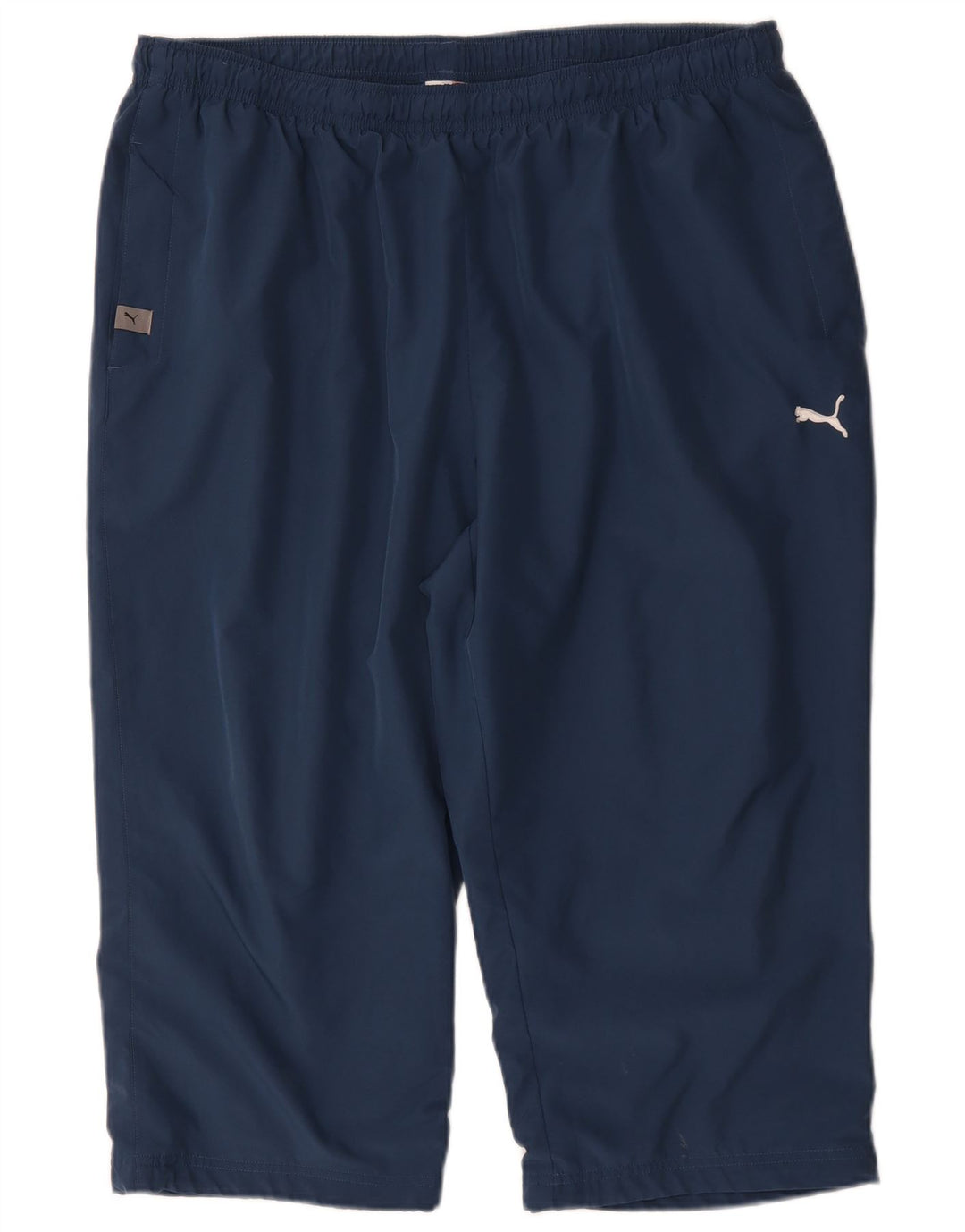 Puma Mens Graphic Capri Tracksuit Trousers 2XL  Navy Blue Polyester