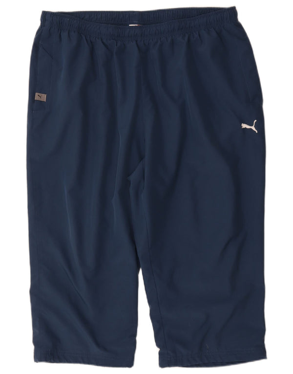 Puma Herren Graphic Capri Trainingshose 2XL Marineblau Polyester