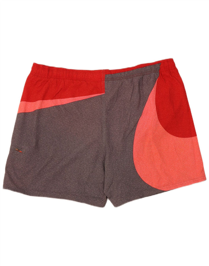 Męskie spodenki kąpielowe Nike 2XL, wielokolorowy poliester z blokami kolorów