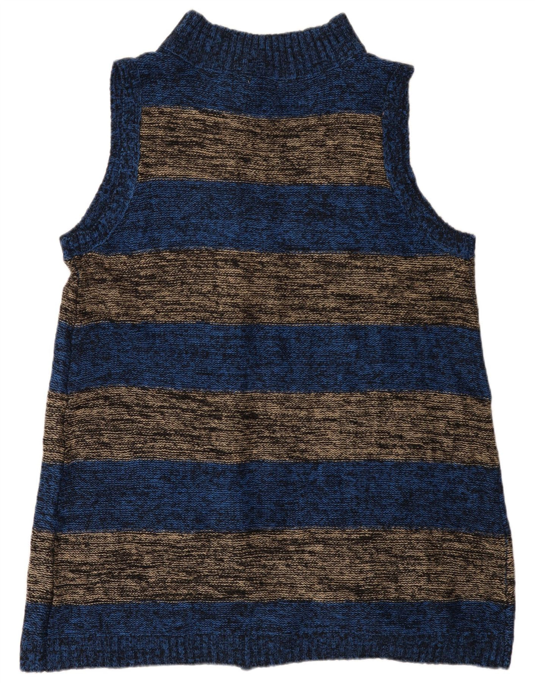 Marks & Spencer Womens Sleeveless Cardigan Sweater UK 14 Medium Blue