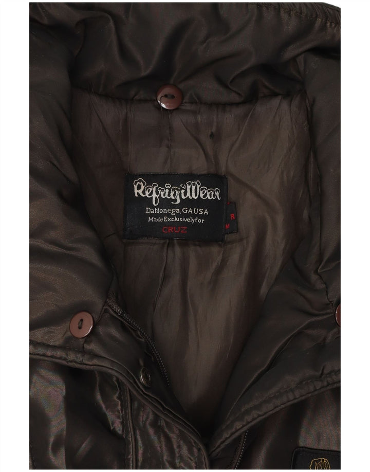 REFRIGIWEAR Womens Cruz Padded Jacket UK 14 Medium Brown