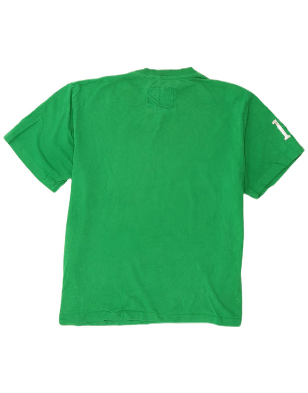 Camiseta gráfica masculina Champion 2XL algodão verde