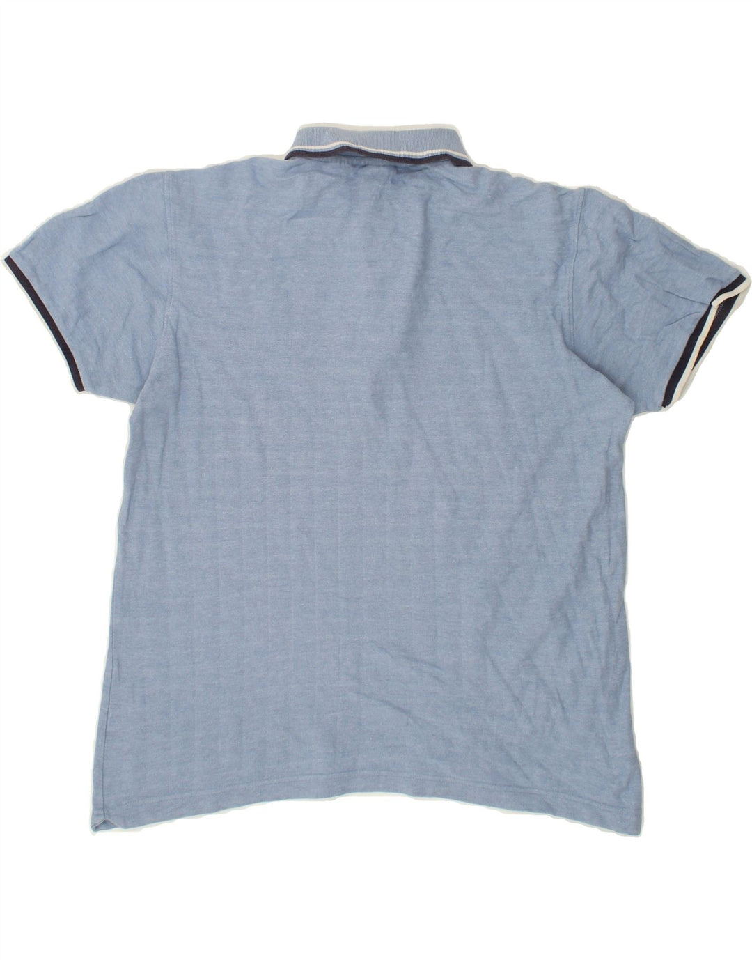 FILA Mens Polo Shirt Large Blue Cotton Vintage Fila and Second-Hand Fila from Messina Hembry 