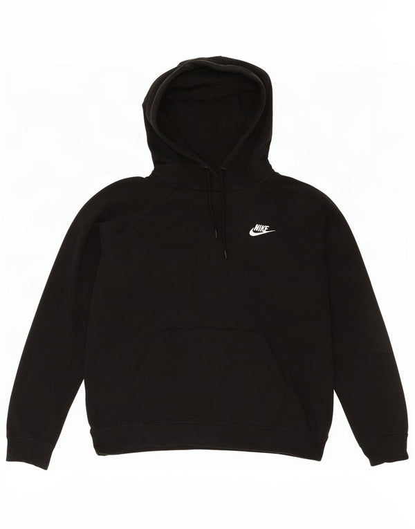 Nike Mens Hoodie Jumper Medium Black Cotton Sports