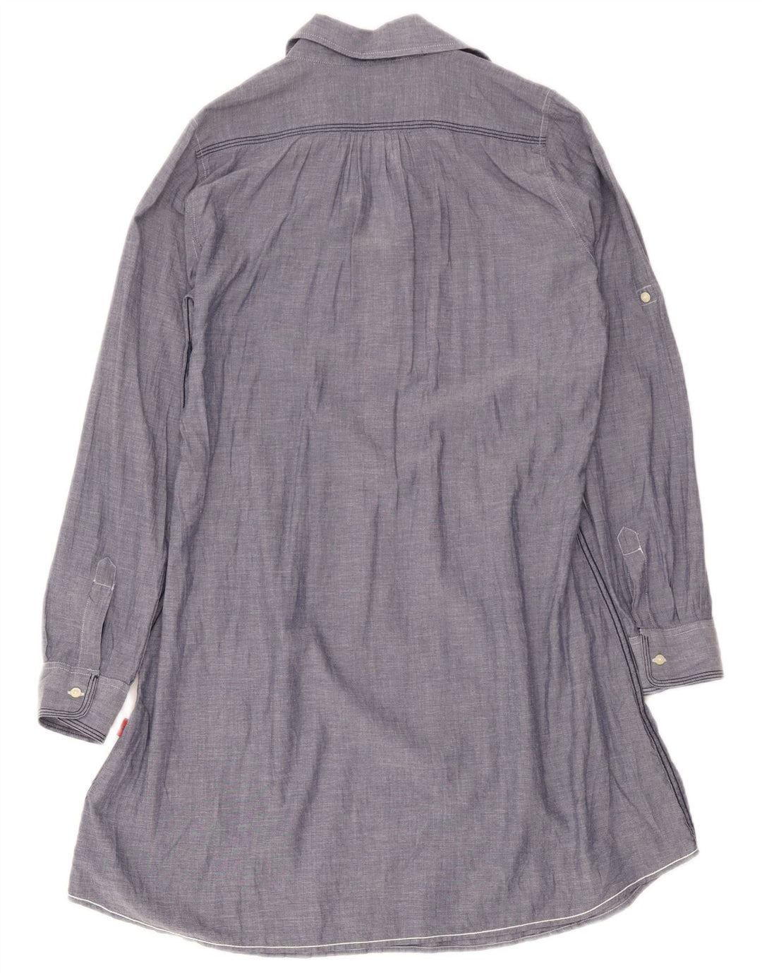 Kappa Womens Pullover Shirt Dress UK 14 Medium Blue Cotton
