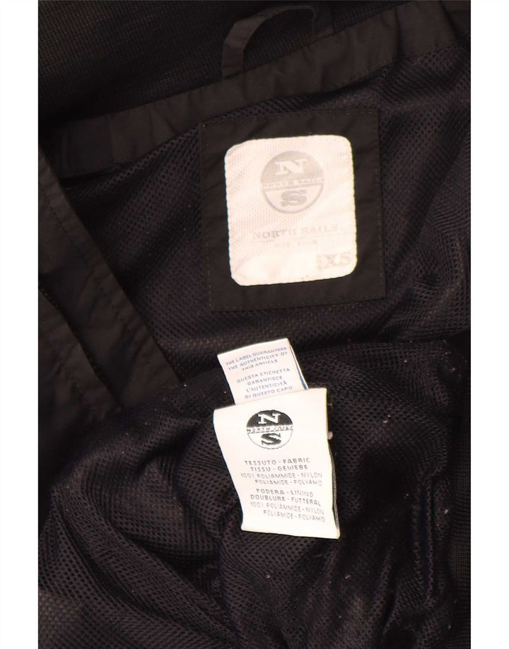 North Sails Herren Bomberjacke UK 34 XS Schwarz Polyamid