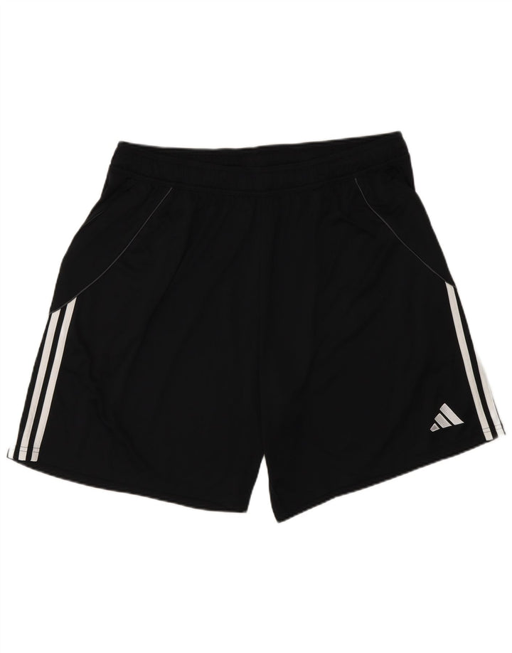 Męskie spodenki sportowe Adidas o regularnym kroju 2XL, czarny poliester