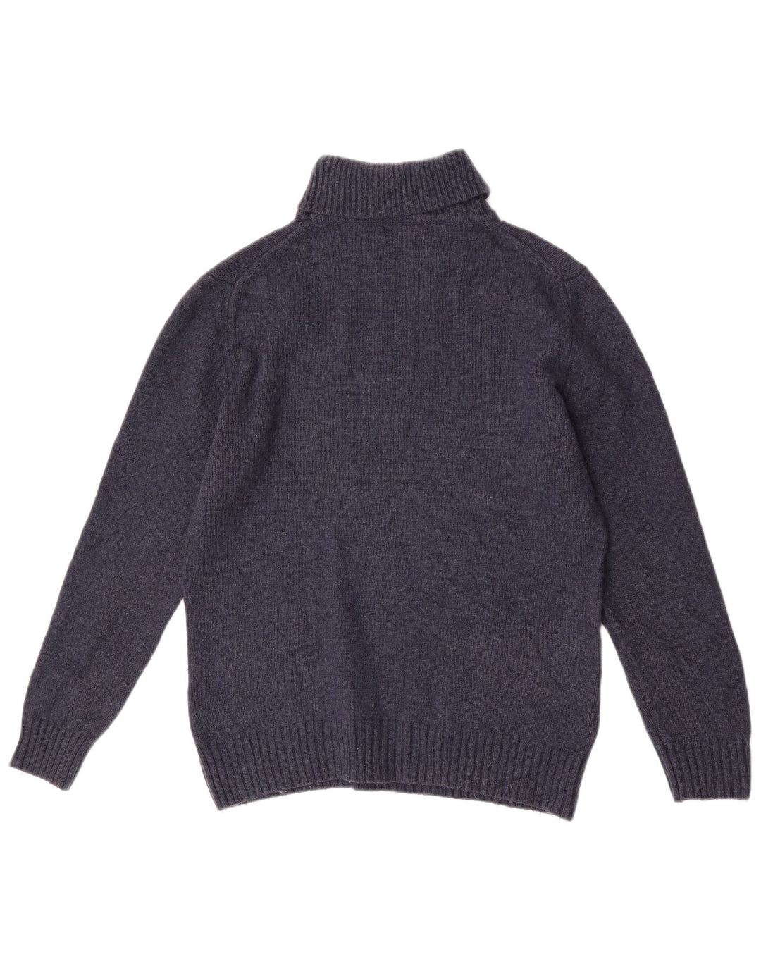 Maglione maglione collo alto da uomo Zara grande blu navy