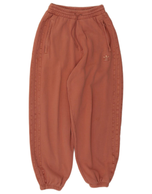 Pantaloni da tuta da donna Adidas Joggers UK 4 XS cotone rosa