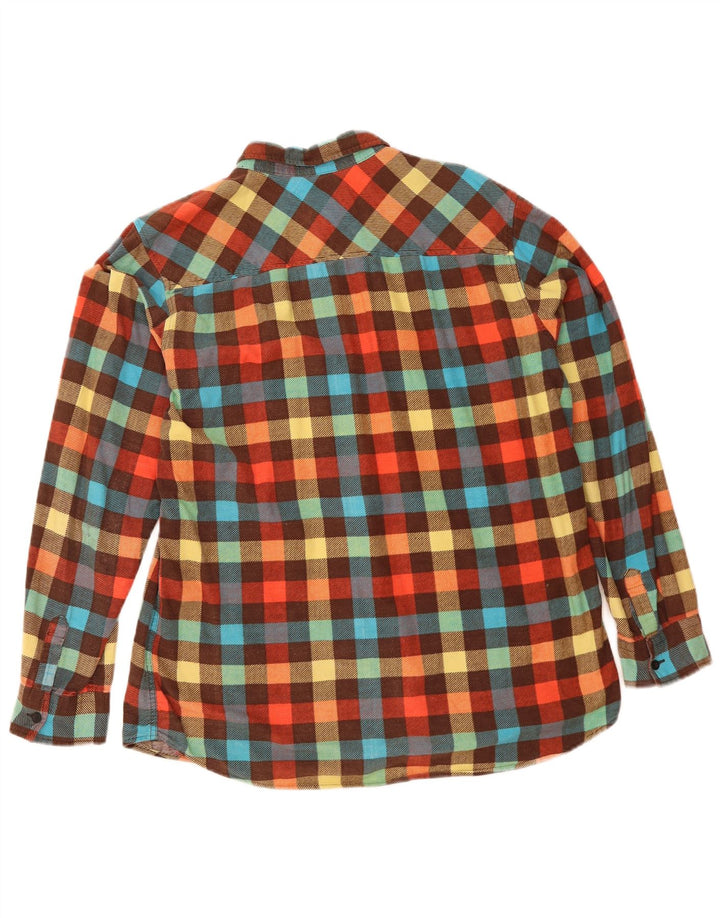 Quiksilver Chemise en Flanelle Homme Medium Carreaux Multicolores