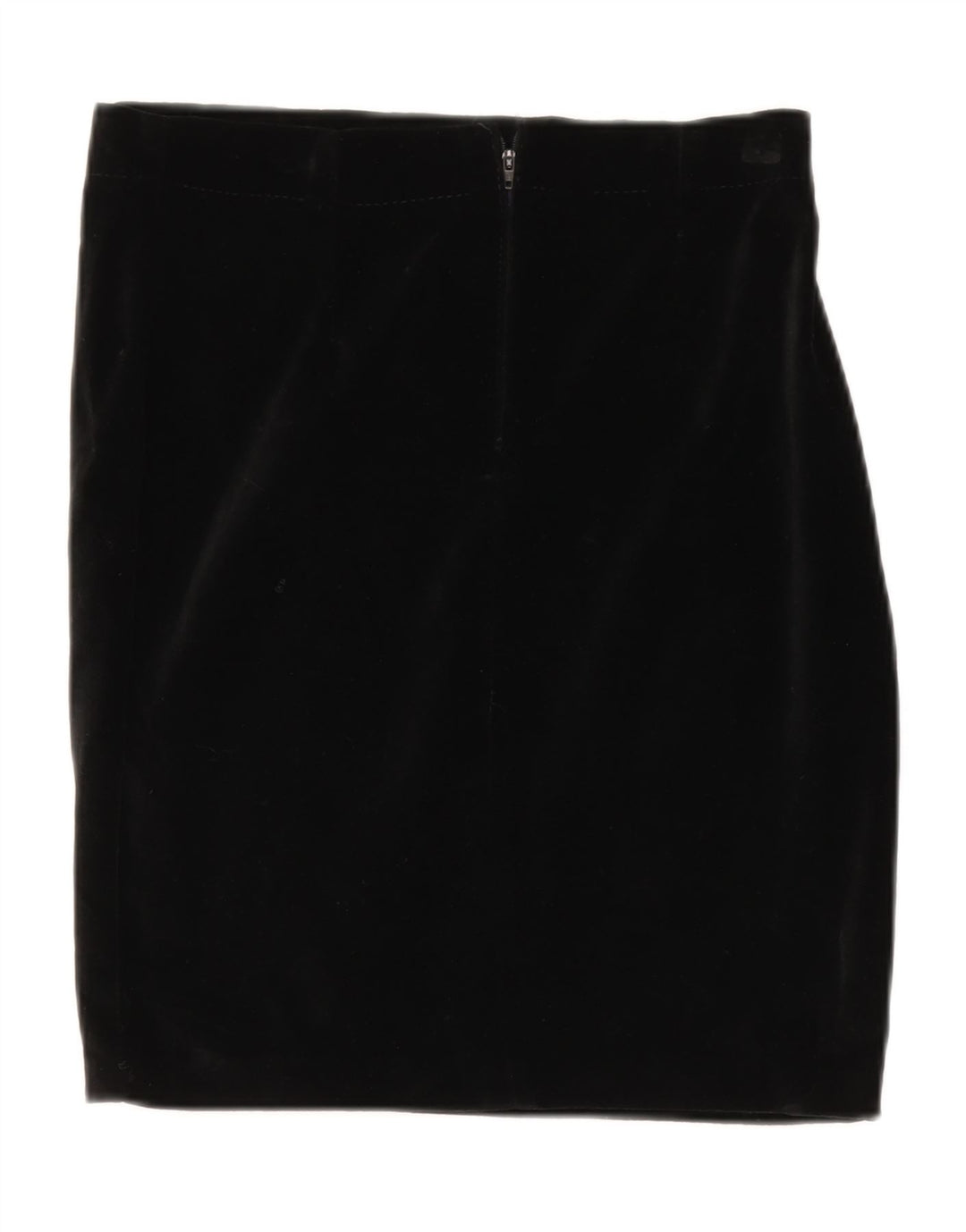 VINTAGE Womens Pencil Skirt  W30 Medium Black Cotton Vintage Vintage and Second-Hand Vintage from Messina Hembry 