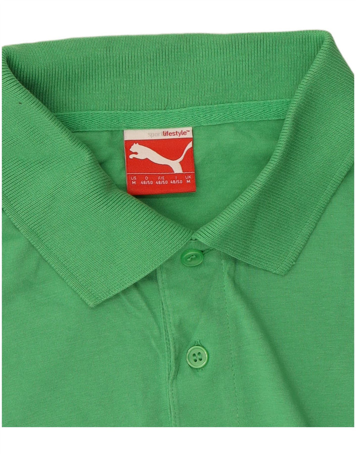 PUMA Mens Polo Shirt Medium Green