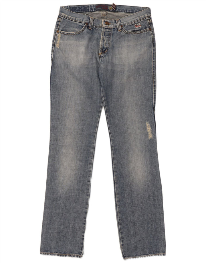 Roy Rogers Mens Distressed Slim Jeans W31 L34 Blue Cotton