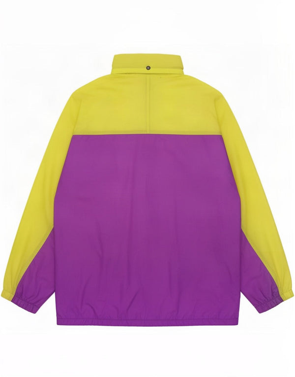 Giacca da ginnastica da uomo con cappuccio Brugi XL multicolore a blocchi di colore