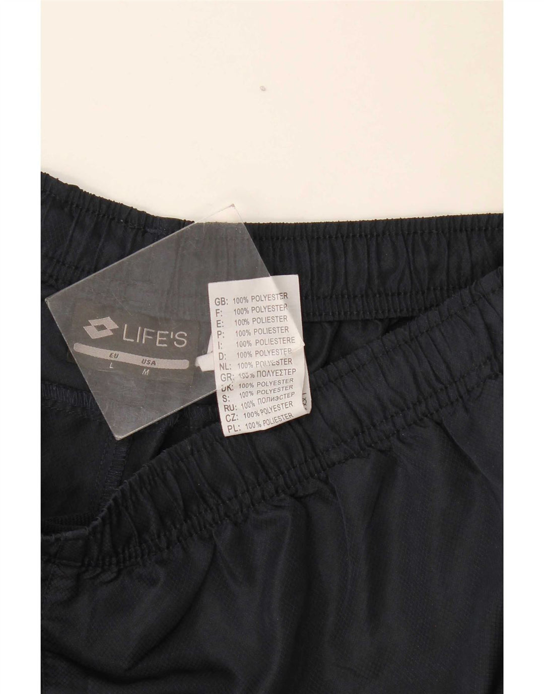 Umbro Mens Sport Shorts Medium  Navy Blue Polyester