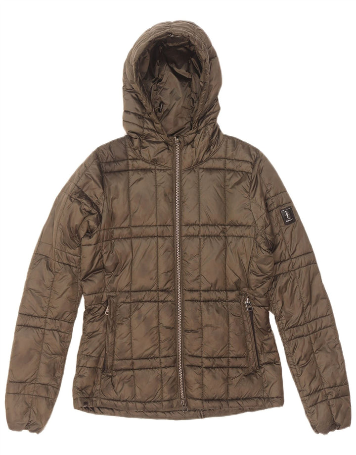 Refrigue Chaqueta acolchada con capucha Evolution para mujer UK 6 XS Gris