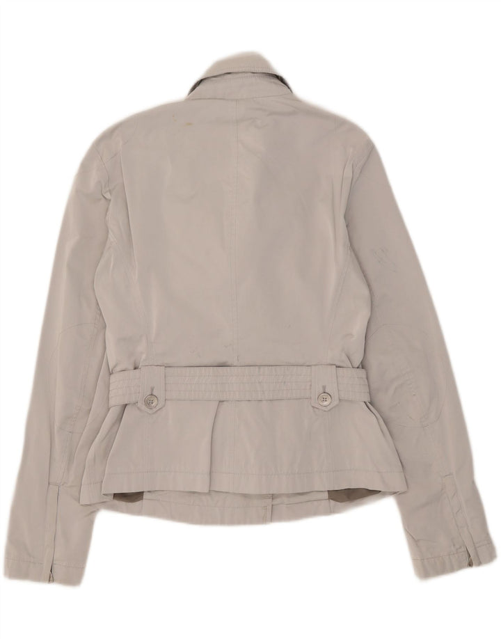 Brema Womens Short Pea Coat IT 48 XL Grey Nylon