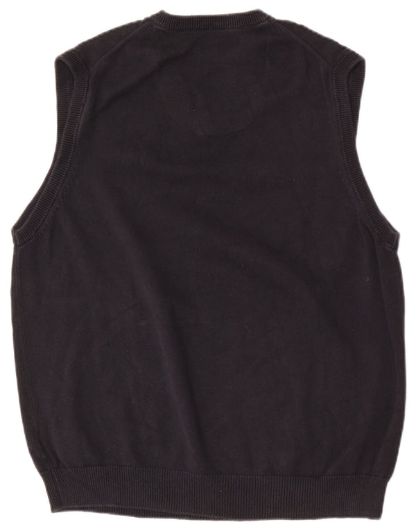 Marks & Spencer Mens Regular Fit Vest Tank Top Large Black Cotton