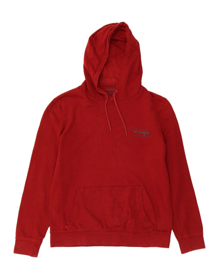 WRANGLER Mens Hoodie Jumper Medium Red Vintage Wrangler and Second-Hand Wrangler from Messina Hembry 