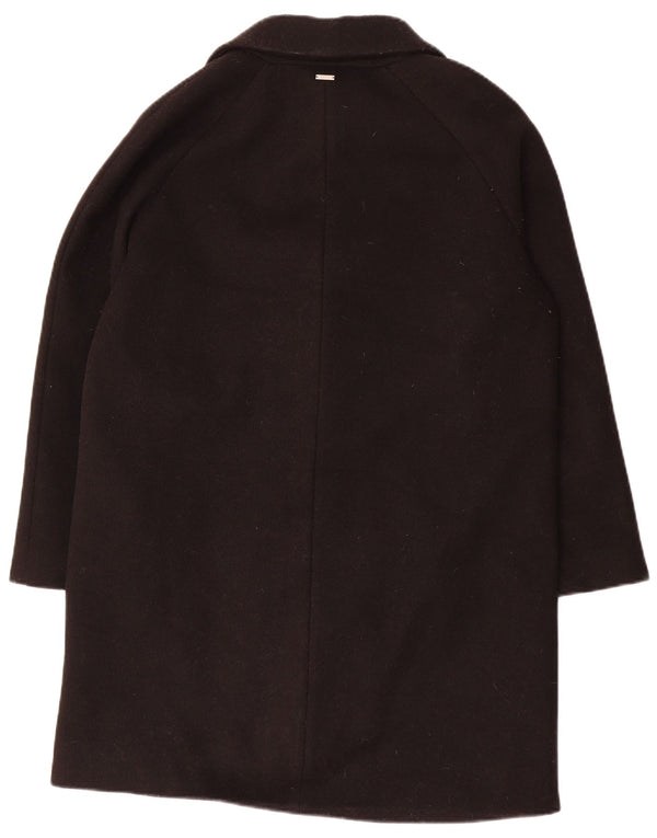 Cappotto doppiopetto oversize da donna Guess UK 10 piccolo poliestere nero