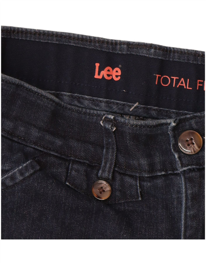 LEE Womens Denim Shorts US 8 Medium W28  Navy Blue Cotton