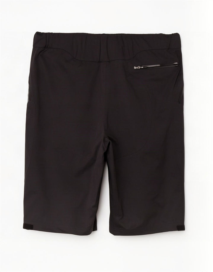 Herre grafiske Vandre Cargo Shorts W32 Medium Sort Polyester
