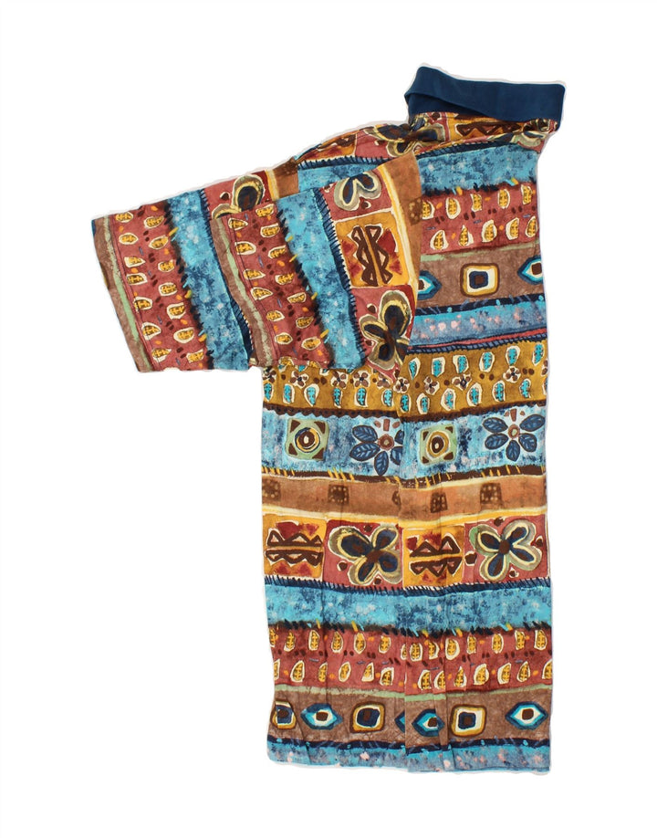 VINTAGE Mens Polo Shirt Small Multicoloured Fair Isle Polyester Vintage Vintage and Second-Hand Vintage from Messina Hembry 