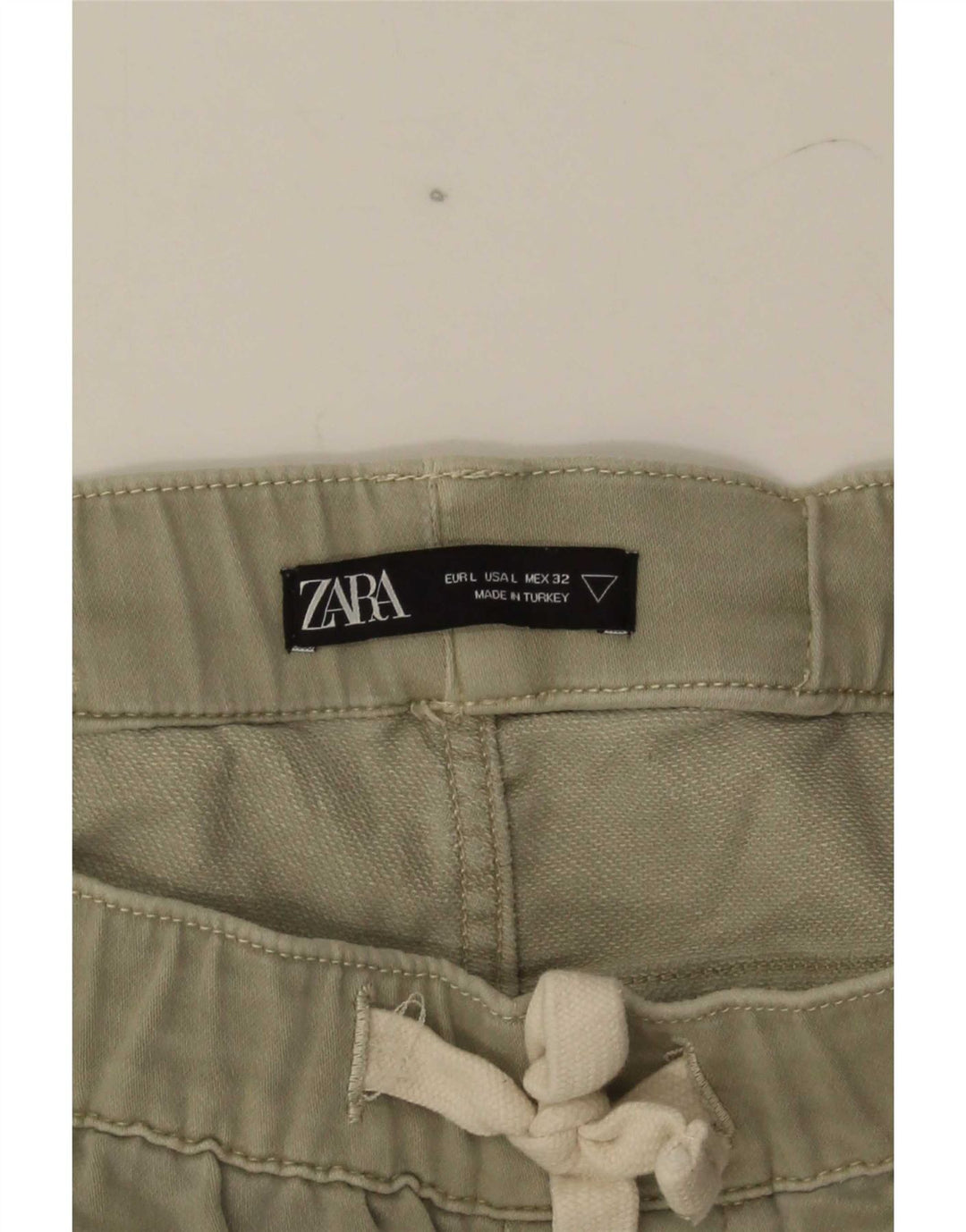 Zara Short Chino Homme Large W32 Kaki