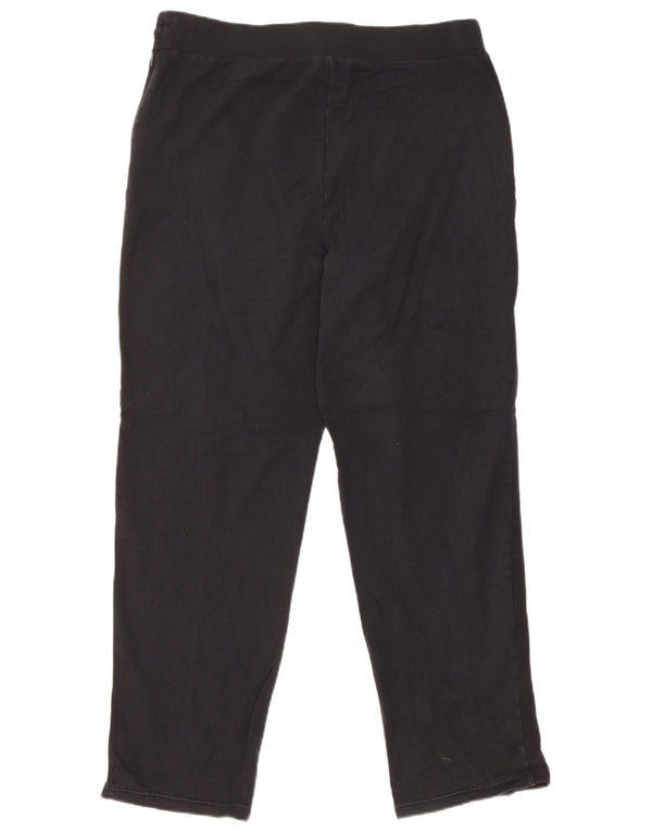 Marks & Spencer Pantalon de survêtement pour femme UK 16 Large Noir Coton