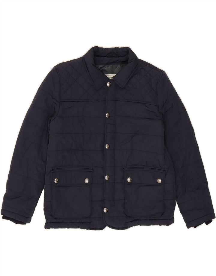 MASSIMO DUTTI Boys Padded Jacket 9-10 Years Navy Blue Polyester Vintage Massimo Dutti and Second-Hand Massimo Dutti from Messina Hembry 