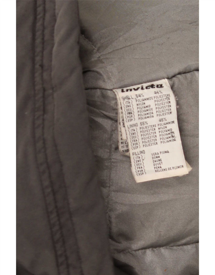 Giacca imbottita da uomo Invicta UK 40 Large in nylon grigio