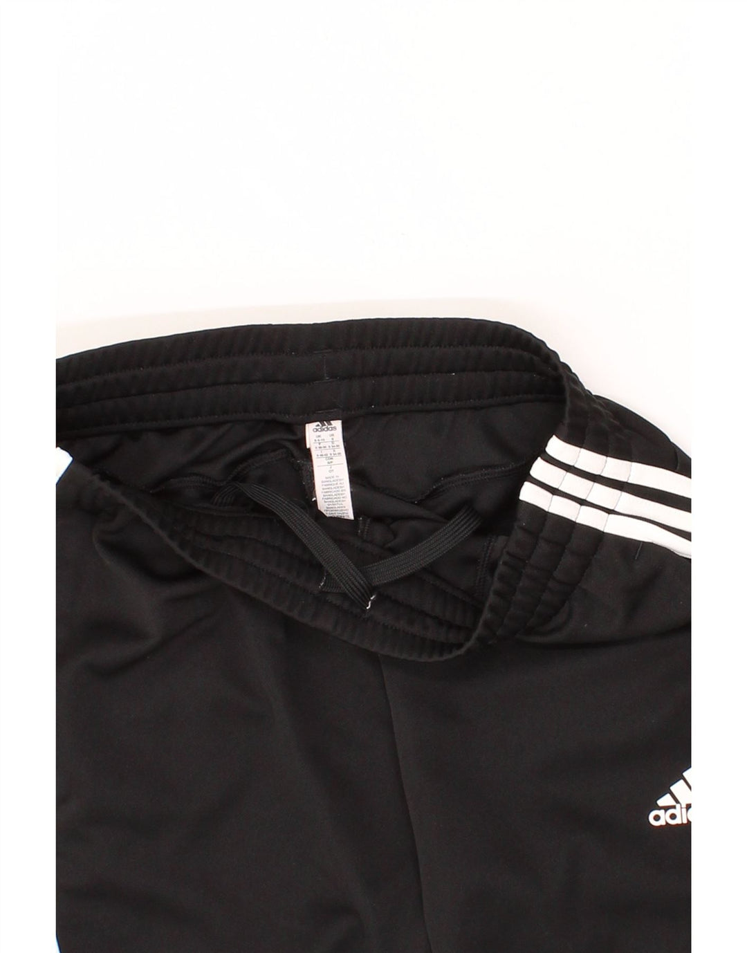 ADIDAS Womens Tracksuit Trousers UK 8/10 Small  Black Polyester Vintage Adidas and Second-Hand Adidas from Messina Hembry 