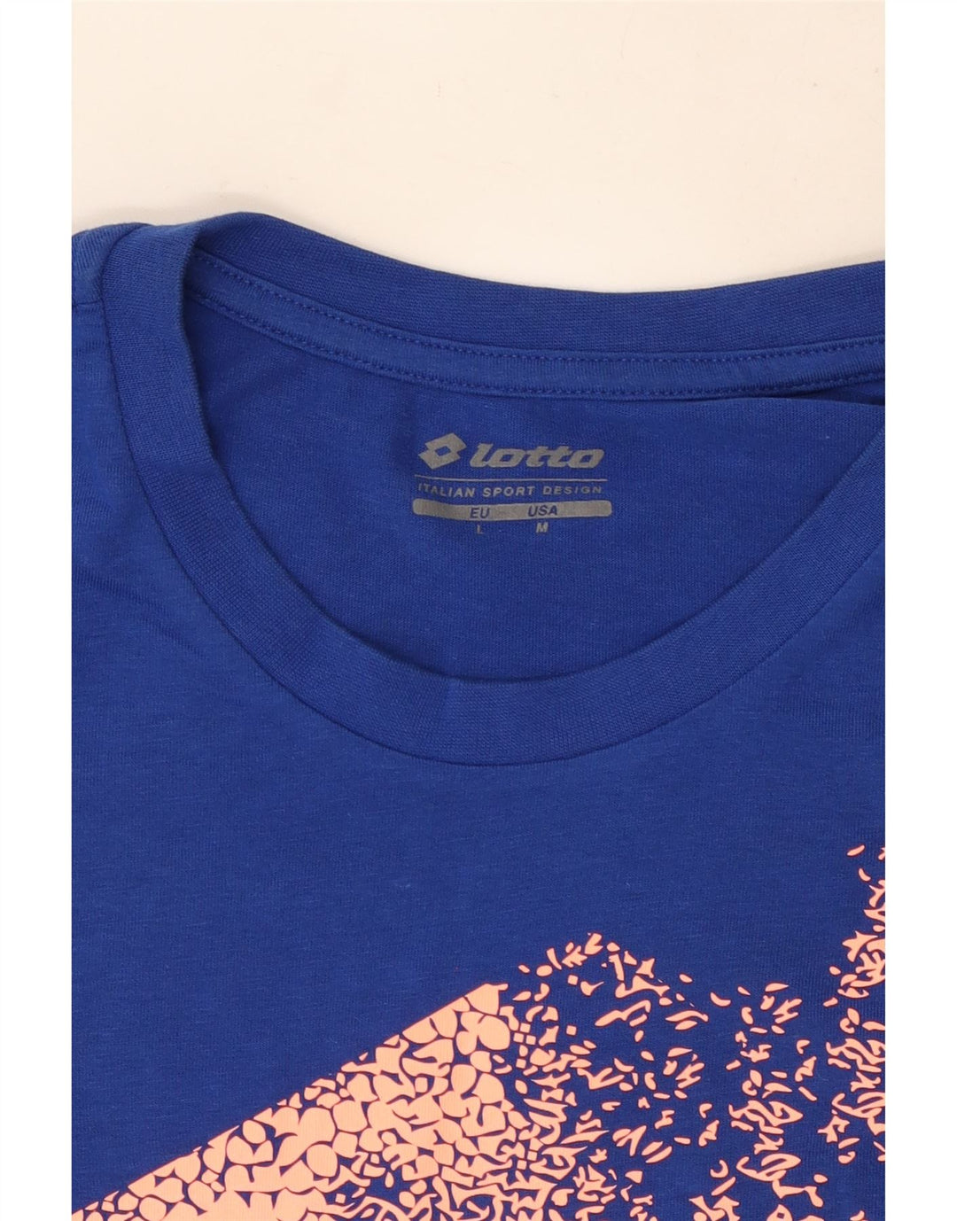 Tricou grafic pentru bărbați Lotto Top Medium Blue