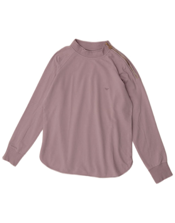 Emporio Armani Γυναικεία φούτερ με φερμουάρ Jumper UK 14 Medium Purple