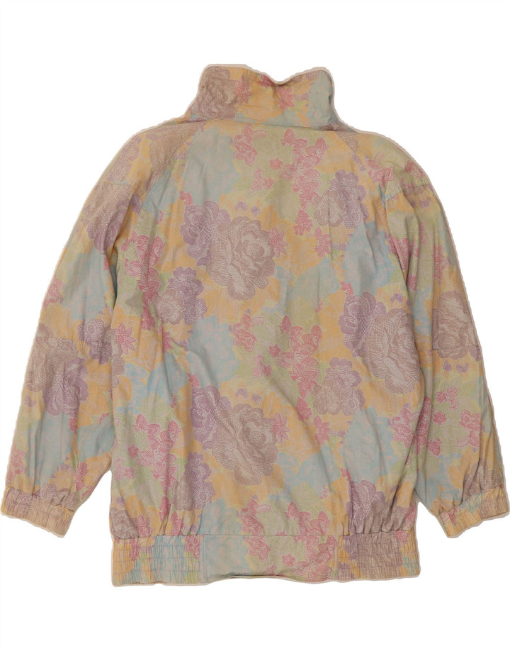 ROSSETTI Womens Windbreaker Jacket UK 18 XL Multicoloured Floral Vintage Rossetti and Second-Hand Rossetti from Messina Hembry 
