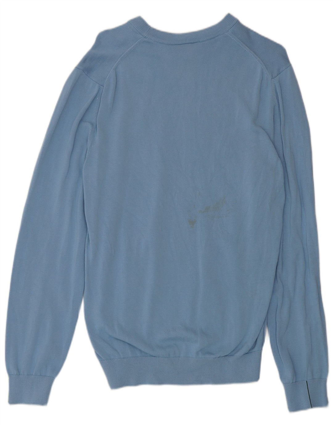 Lacoste Mens Regular Fit Boat Neck Jumper Sweater Size 4 Medium Blue