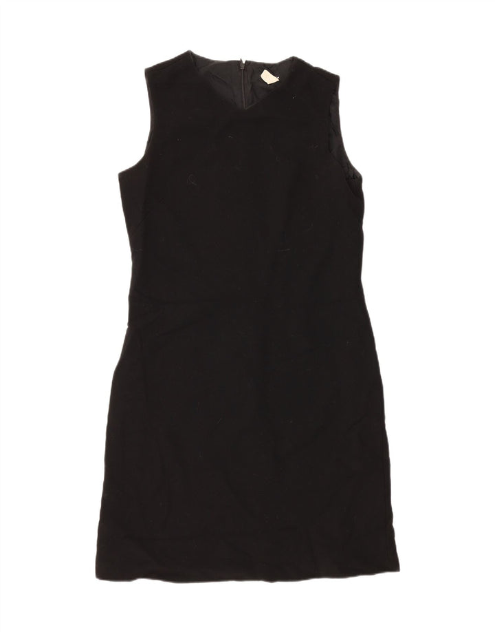 J. CREW Womens Sleeveless Sheath Dress US 6 Medium Black Wool Vintage J. Crew and Second-Hand J. Crew from Messina Hembry 