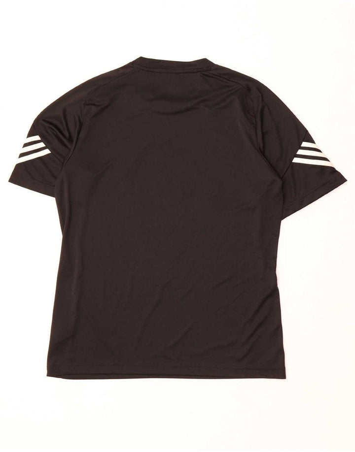 ADIDAS Mens Climalite Graphic T-Shirt Top Small Black Polyester