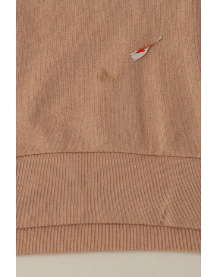 Levi's Womens Oversized Crop Graphic Sweatshirt Jumper UK 14 Medium Pink