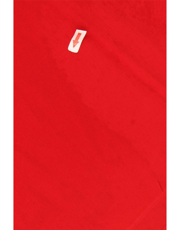Vintage Damebluse Top IT 46 Large Red Silk