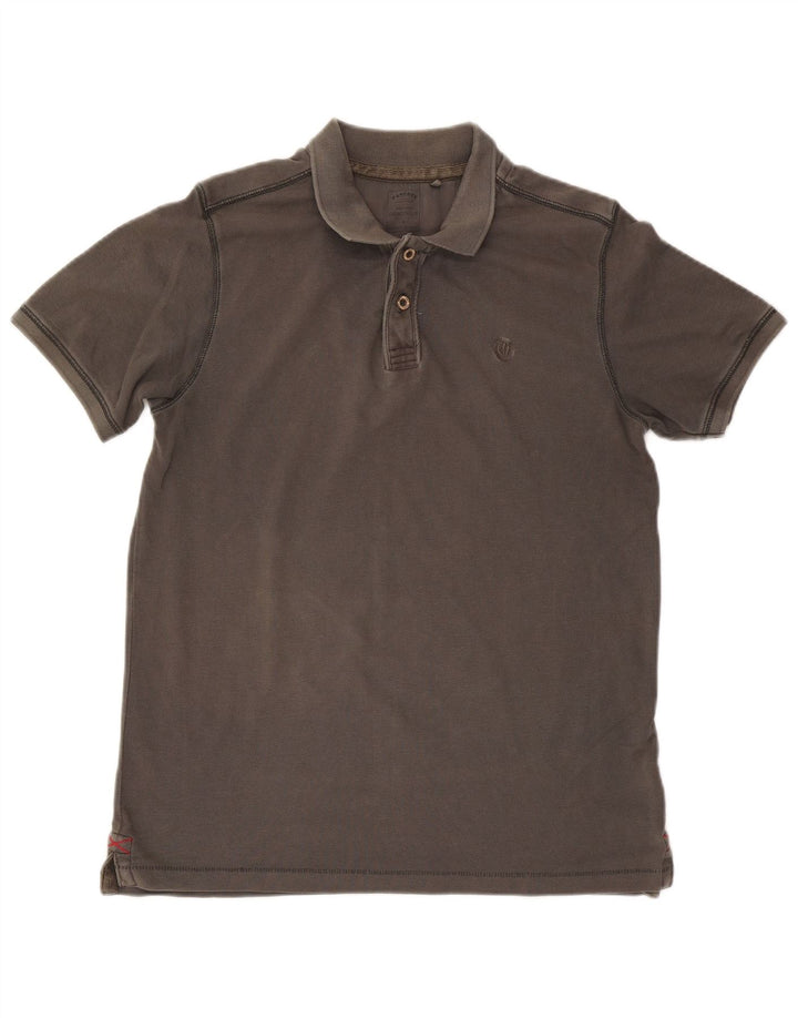 Fat Face Mens Polo Shirt Medium Grey Cotton