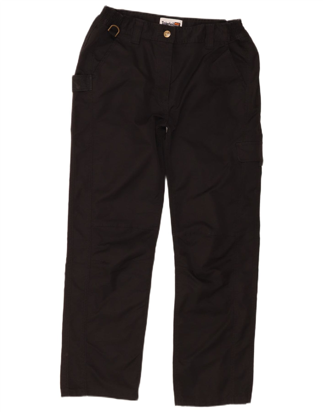 Timberland Mens Straight Cargo Trousers Large W36 L28 Black Polyester