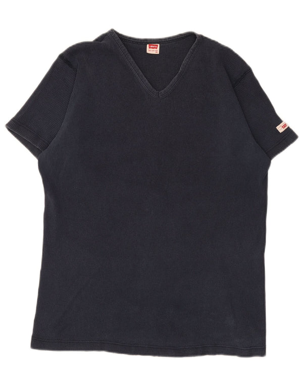 T-shirt da donna Levi's Top XL in cotone blu navy