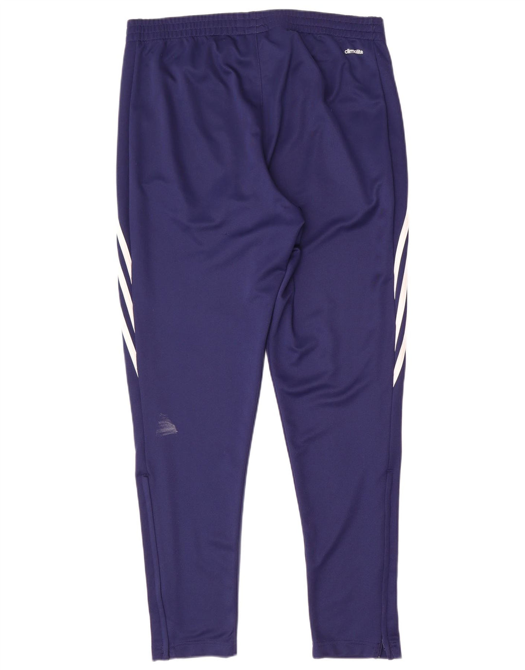 Adidas Mens Climalite Tracksuit Trousers Large Navy Blue Polyester