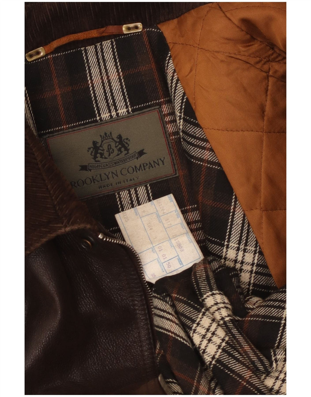 Vintage muška kožna jakna IT 50 Large Brown Leather