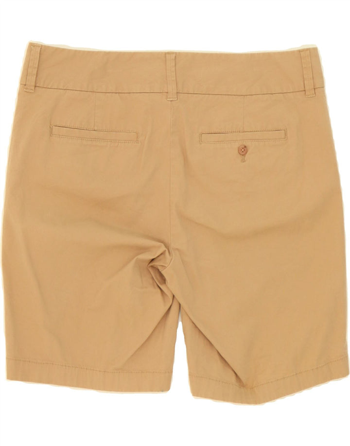 J. CREW Womens Stretch Chino Shorts US 8 Medium W34  Brown Cotton Vintage J. Crew and Second-Hand J. Crew from Messina Hembry 