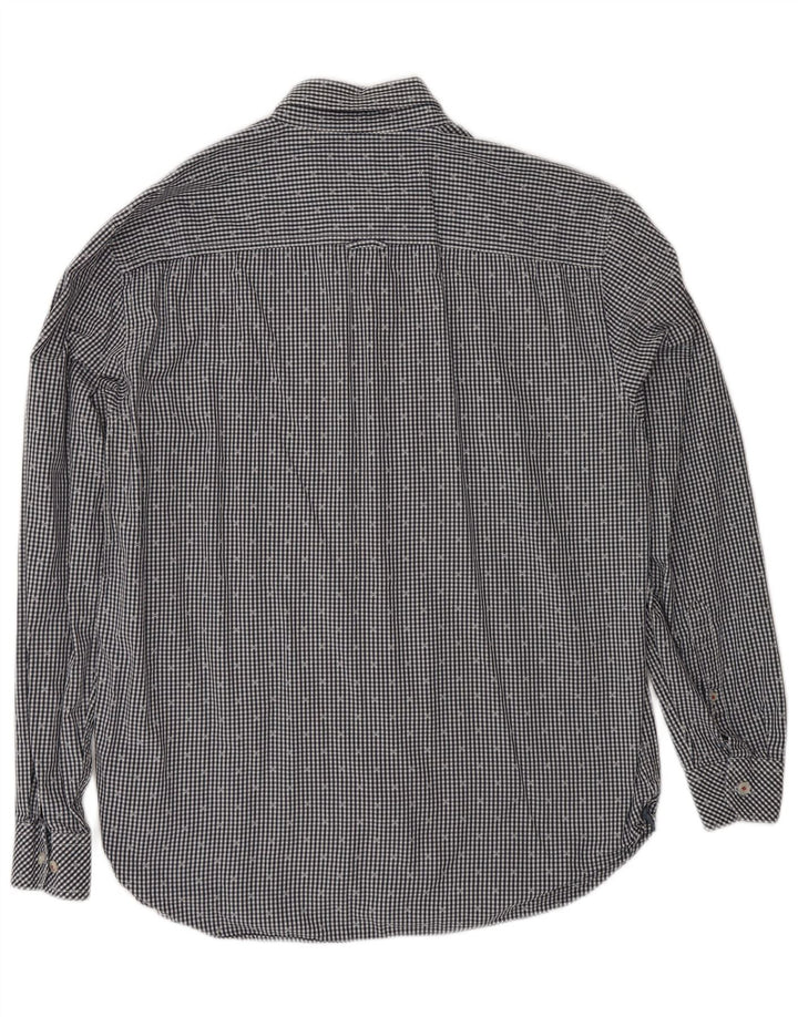 Joules Mens Shirt Large Navy Blue Gingham