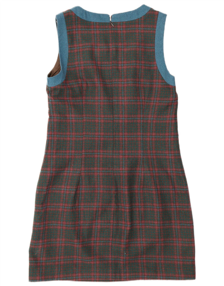 JOE BROWNS Womens Sleeveless Sheath Dress UK 12 Medium Red Check Polyester