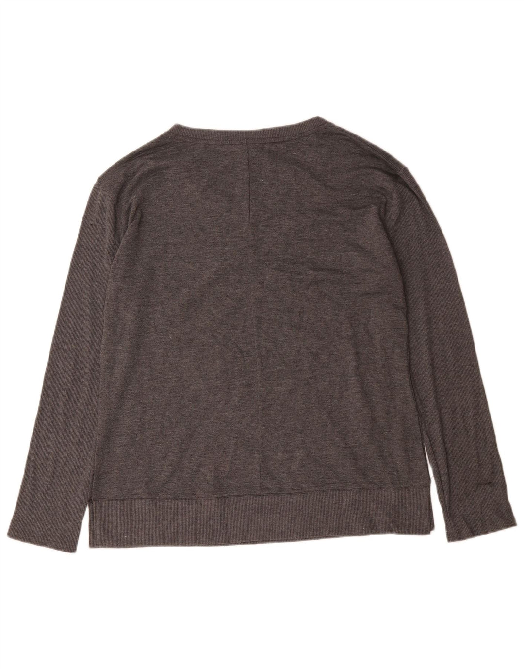 Reebok Womens V-Neck Jumper Sweater UK 18 XL Grey Polyester